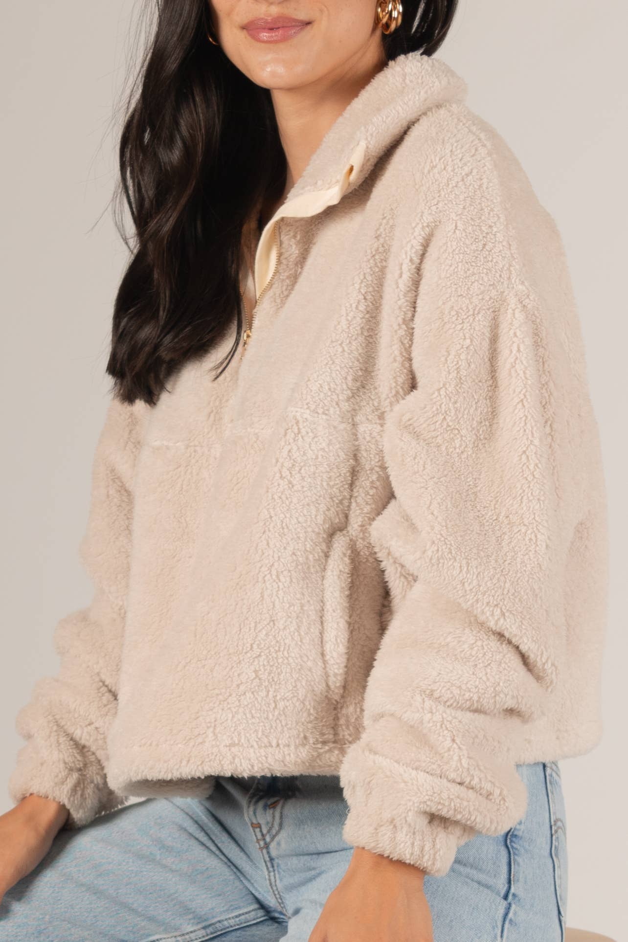 Before You Collection - Vente Polaire – femme - Pull à fermeture éclair en polaire douce9