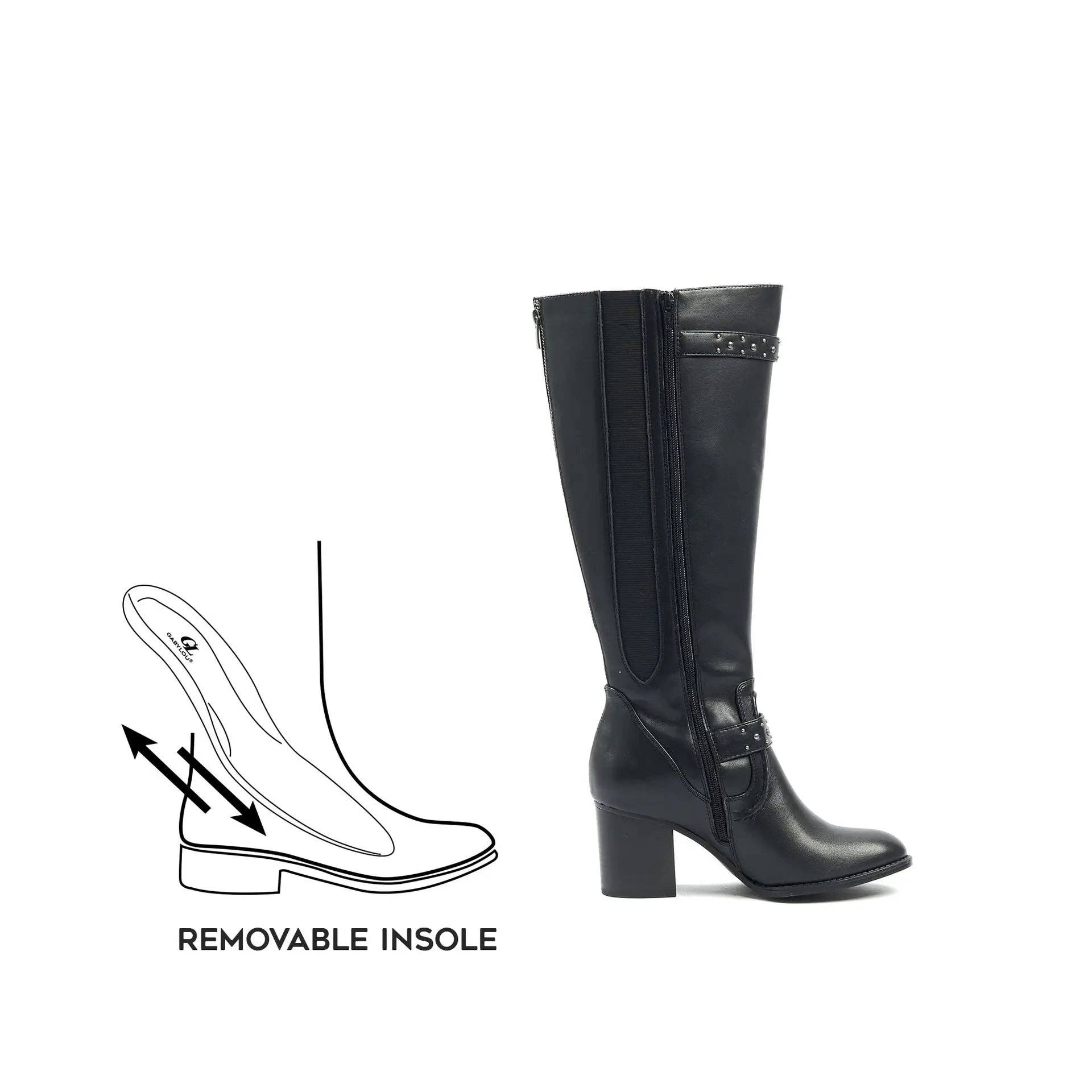 Gabylou - Wholesale Boots - Women's - VARIO XL/2XL boots for wide calves - Model Chrystel33