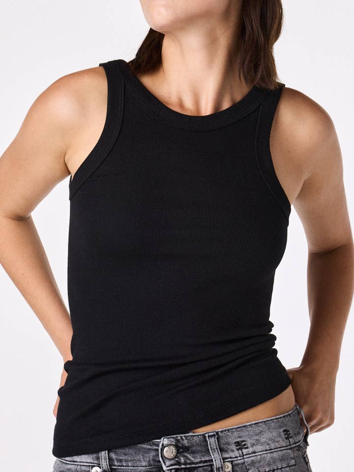 SYD TANK BLACK for wholesale by LELUXE