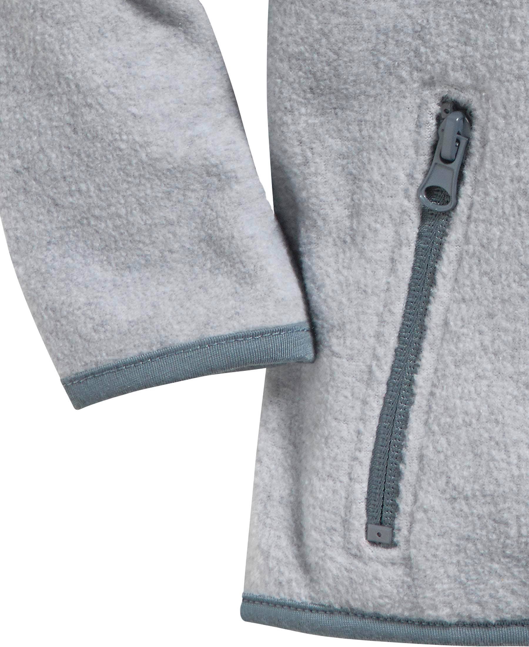 gris/melange Chaqueta polar para niños y niñas de venta al por mayor en Faire2