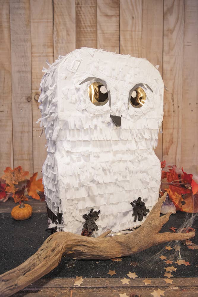 Tim&Puce Factory - Wholesale Party Favor - PINATA WHITE OWL SORCERER'S APPRENTICE1