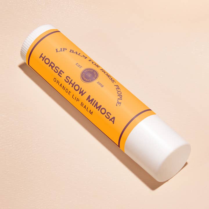 Lip Balm for Horse People - HORSE SHOW MIMOSA for wholesale by The Horse People Company