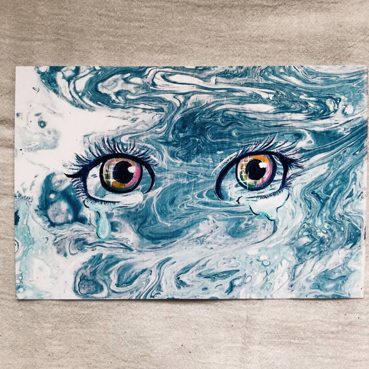 Moon in Cancer Art Prints for wholesale by Firstborne Creative Studio