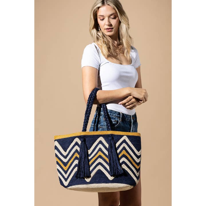 Malaka Sac à bandoulière en jute Malaka en vente sur Faire10