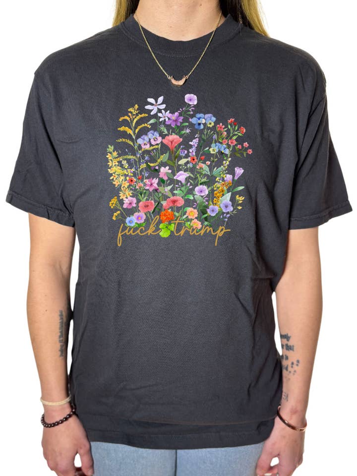 Subtile F Trump Comfort Colors T-Shirt für den Großhandel von NyteSky Apparel