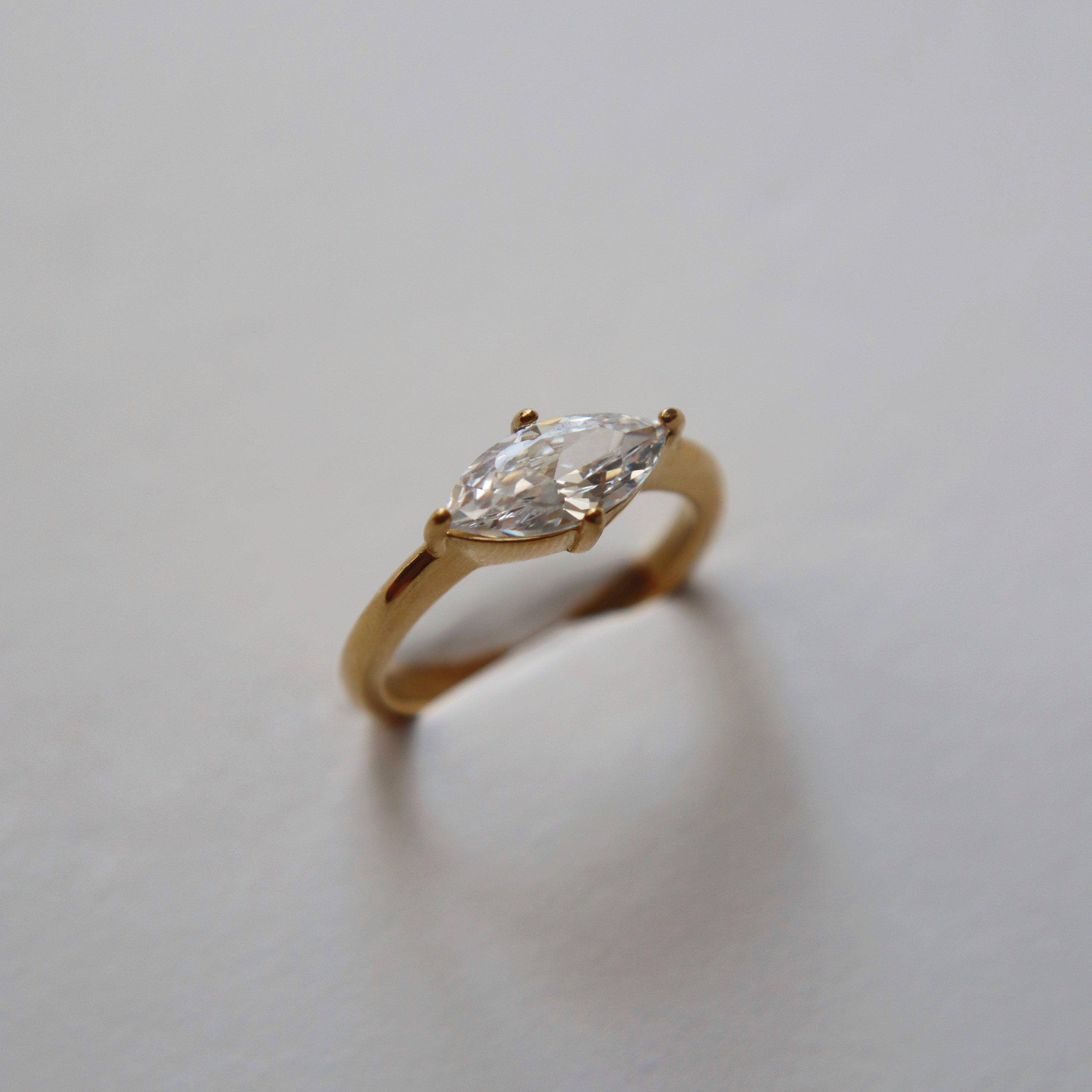 JESSA Jewelry - Wholesale Single Stone/Solitaire Ring - Bridgette Marquise Ring2