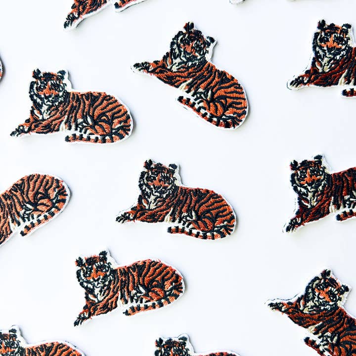 Field Trip Threads - Wholesale Patch - Tiger Embroidered Iron-On Patch1