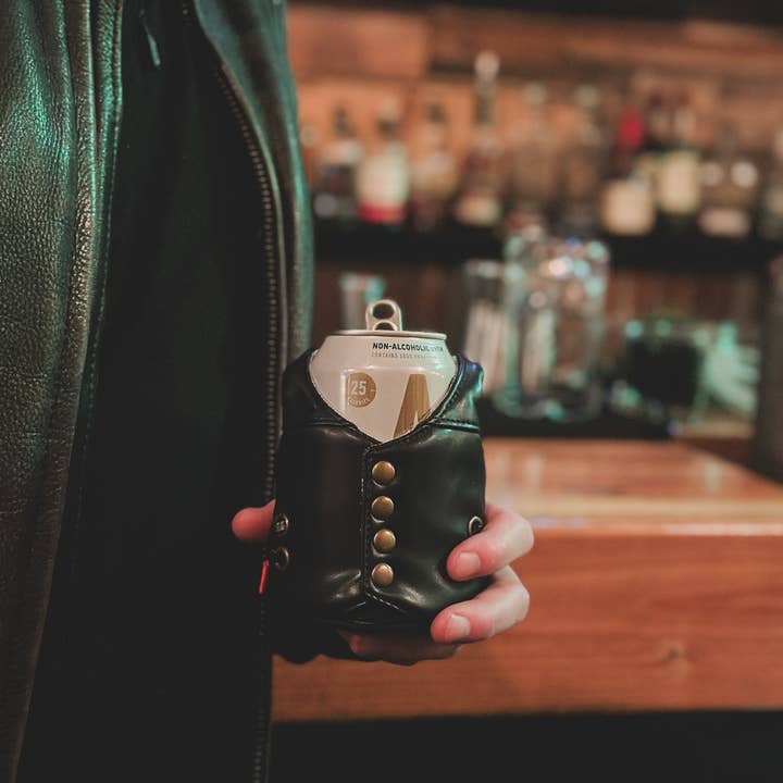 Puffin Drinkwear - Wholesale Drink Huggers & Koozies - Insulated Can Cooler - The Hog - Motorcycle / Biker Vest7