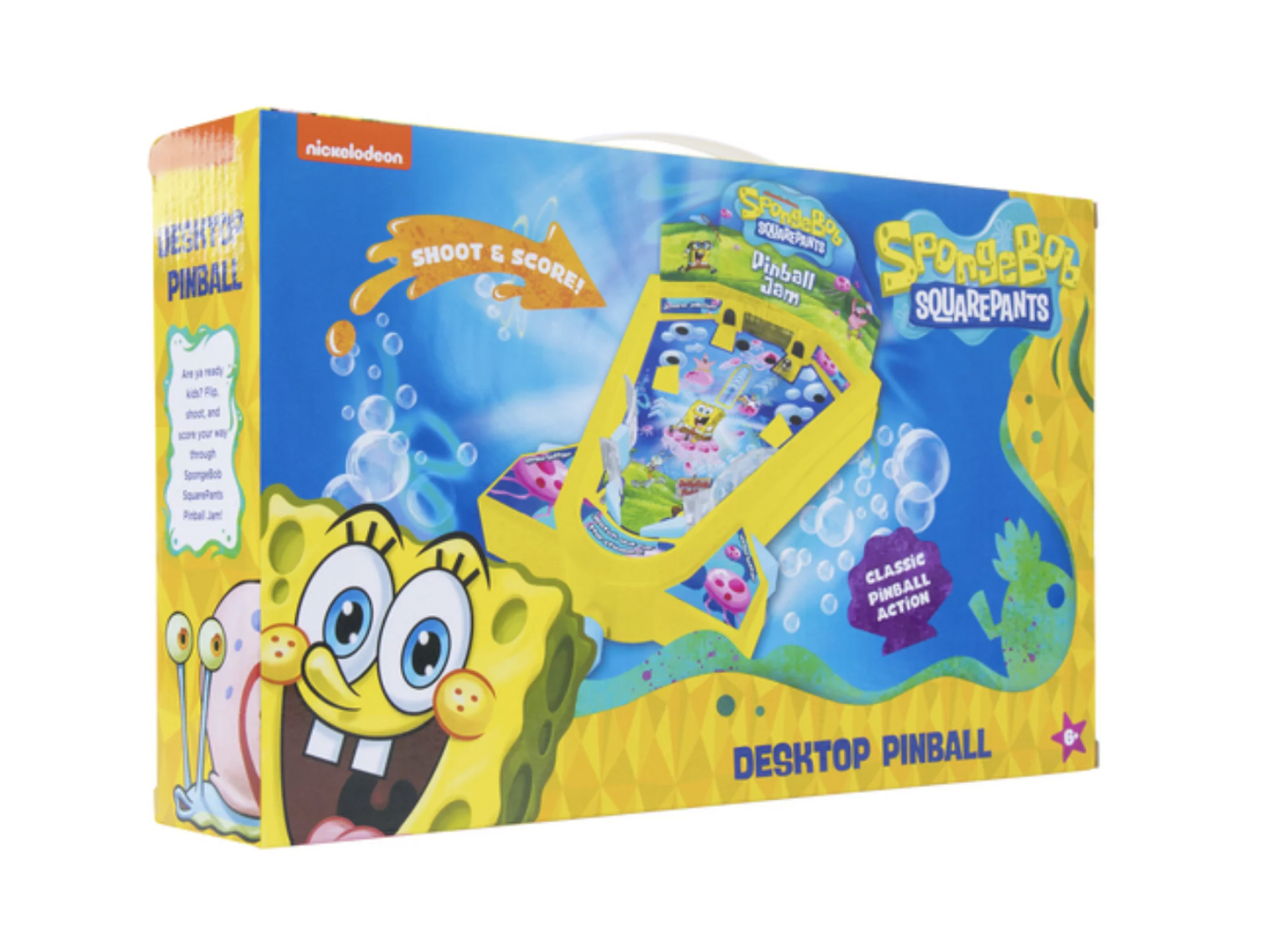 Well Played - Wholesale Classic Toy - Kids - SpongeBob SquarePants Desktop Pinball4