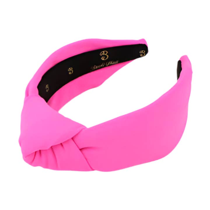The Hot Pink Neoprene Topknot for wholesale by Brooke Shade