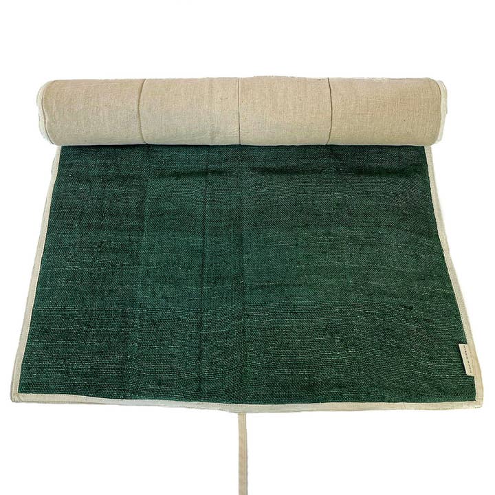 Hybrid Hippie – wholesale Yoga mat – Hemp Yoga Mat | Forest Green - 5mm