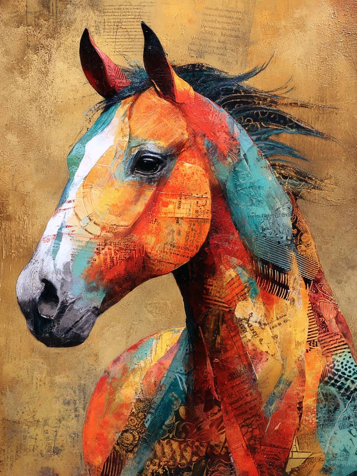 Art du Sud-Ouest - Cheval Sauvage du Sud-Ouest pour la vente par Mowbi