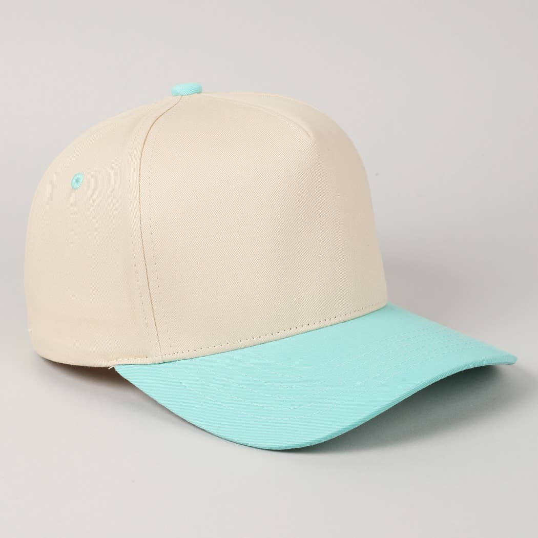 Fashion City – Engroshandel Baseballkasket - Til børn – Børns ensfarvede tofarvede baseballkasket i lærredsbomuld13