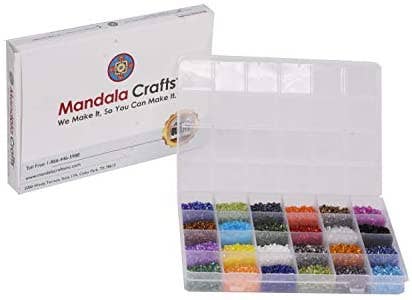 Mandala Crafts - Wholesale Beads - Glass Seed Beads Variety Pack for Jewelry Making16