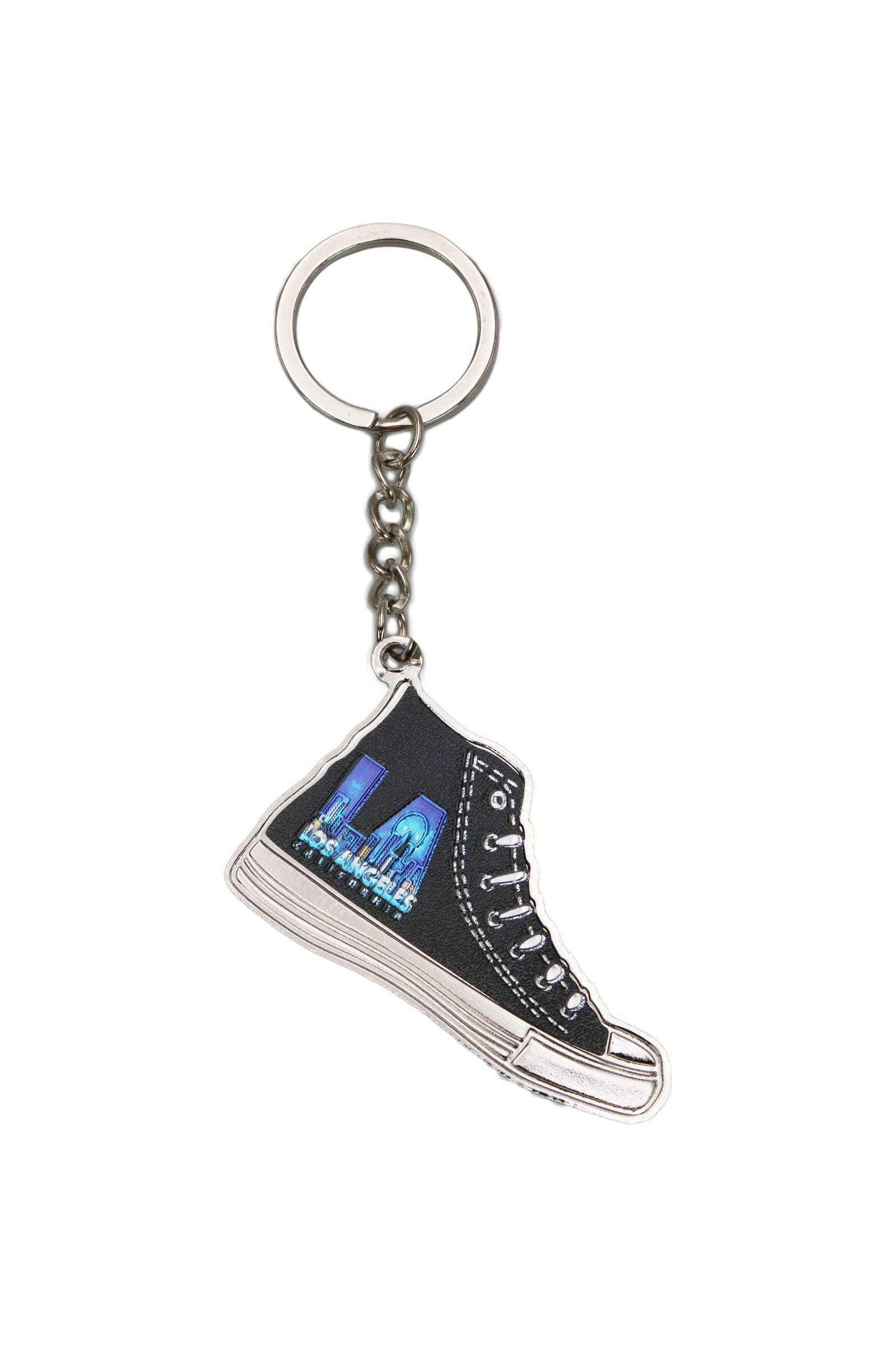 Cap Zone - Wholesale Keychain - Unisex - Sneakers Los Angeles Cityscapes Metal Key Chain - 12 pcs7