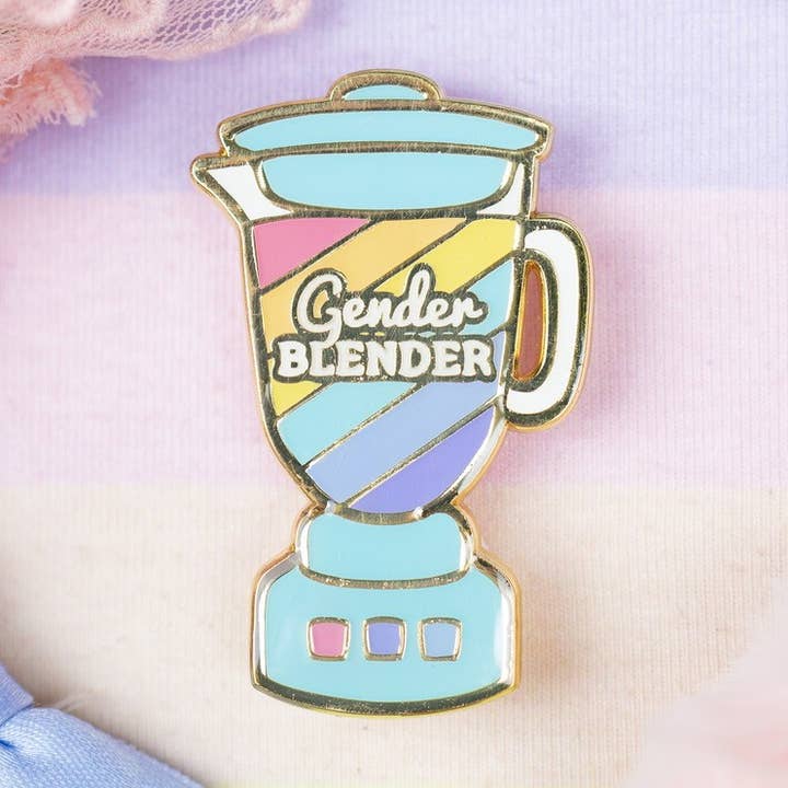 Gender Blender Pin for wholesale by Fluffy Tori