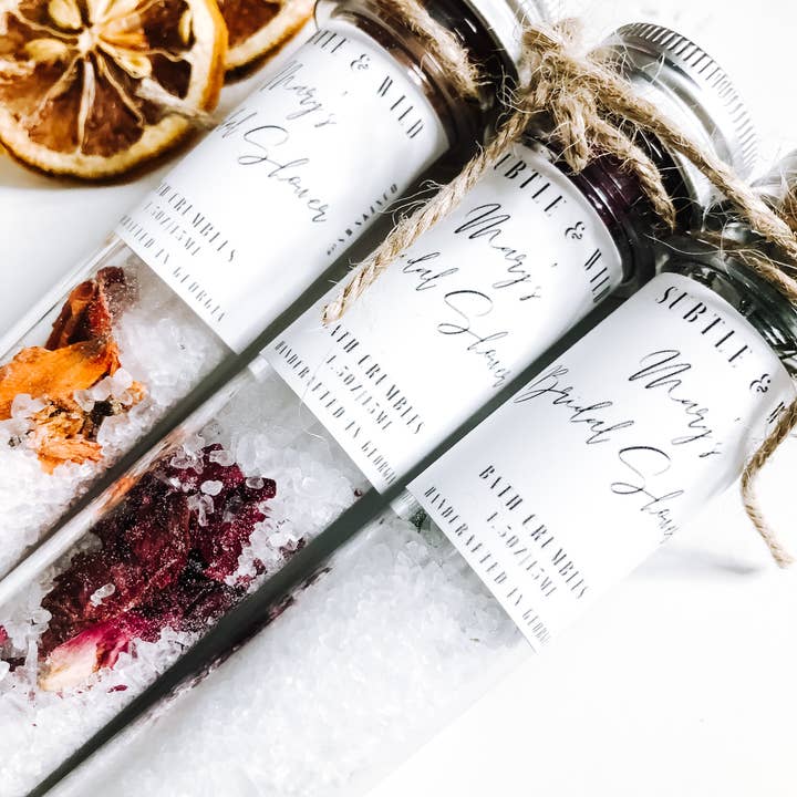 Subtle & Wild - Wholesale Bath salts - Bath Salts|12 Bath Salt Tubes|Bath Salt|Soak|Salt|Bath Bomb