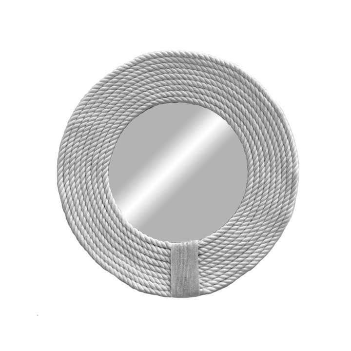 Geometrik Design - Wholesale Wall Stone - Beige Round Cotton Rope Boho Mirror2