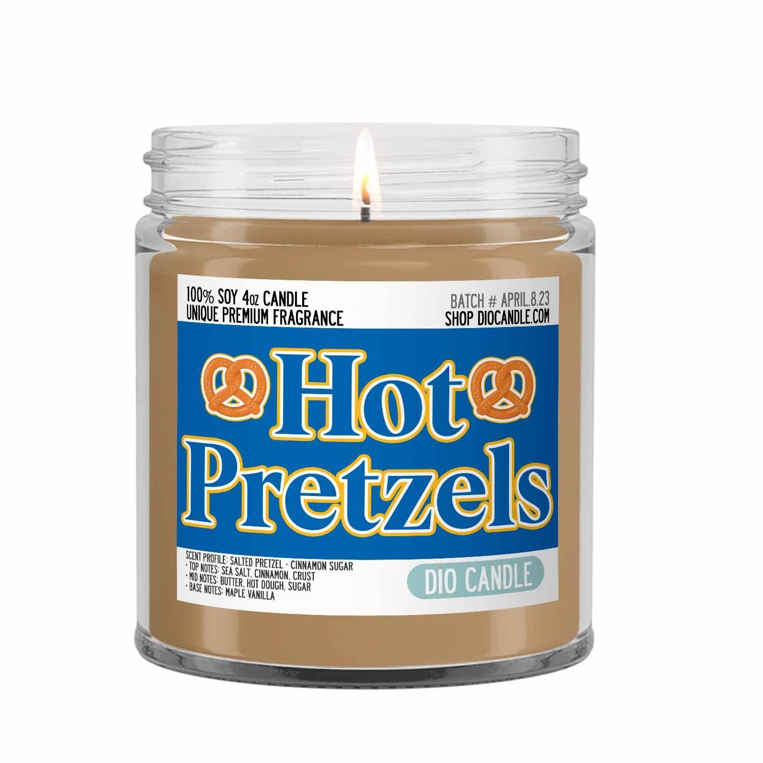Dio Candle Company - Wholesale Jar/Filled Candle - Hot Pretzels Candle3