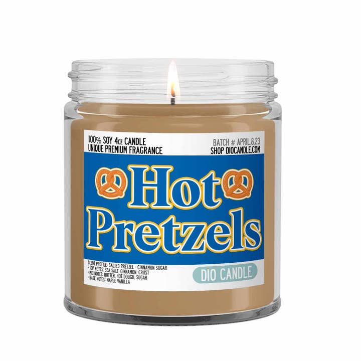 Dio Candle Company - Wholesale Jar/Filled Candle - Hot Pretzels Candle3