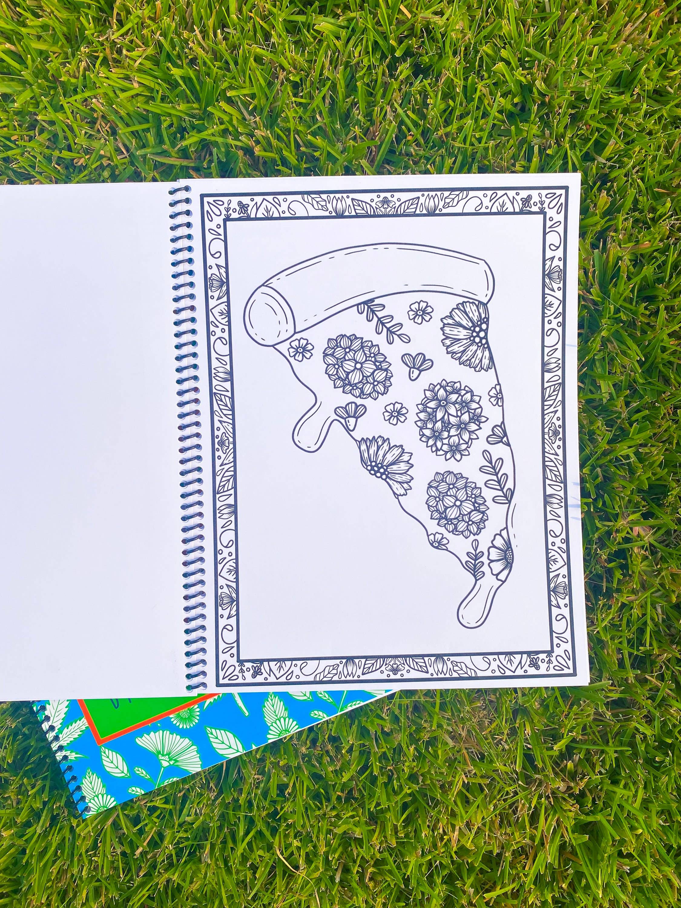 Michaela K Creations – Großhandel Mal- & Aktivitätsbuch – Erwachsene – Doobie Snacks Malbuch | 420€ Geschenk | Blumen-Malbuch1