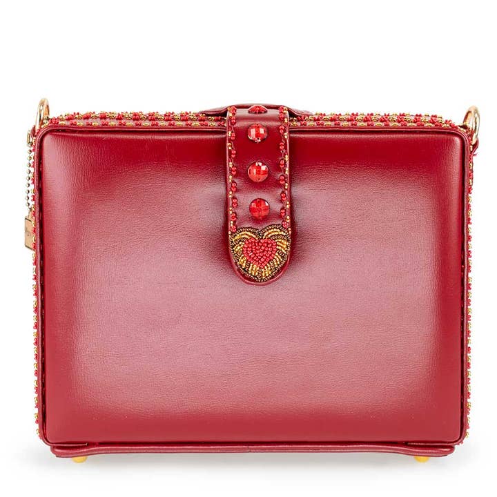 Mary Frances Accessories - Wholesale Crossbody Bag - Women's - Sweet Indulgence Beaded Candy Box Crossbody Shoulder Handbag