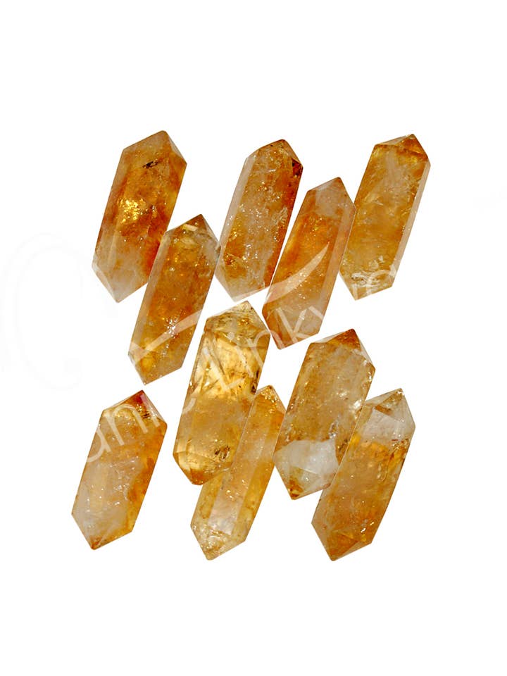 PUNTA - CITRINO A DOPPIA ESTREMITÀ LUCIDA 1-2" per la vendita all'ingrosso da parte di Oceanic Linkways Inc