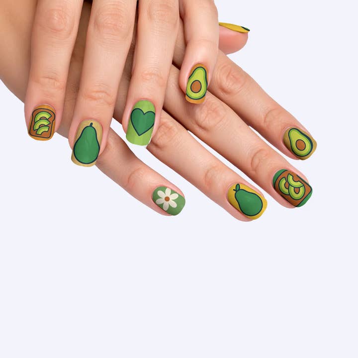 FYNE BODY - Wholesale Press-on/fake nails - Avocado Bliss Pastels Press-On Nails97