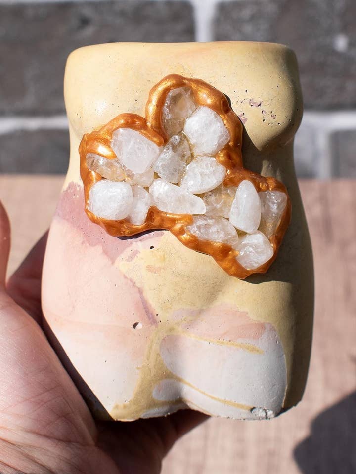 Jarrón de Hormigón Diosa de Cuarzo para venta al por mayor de Shutterhaus