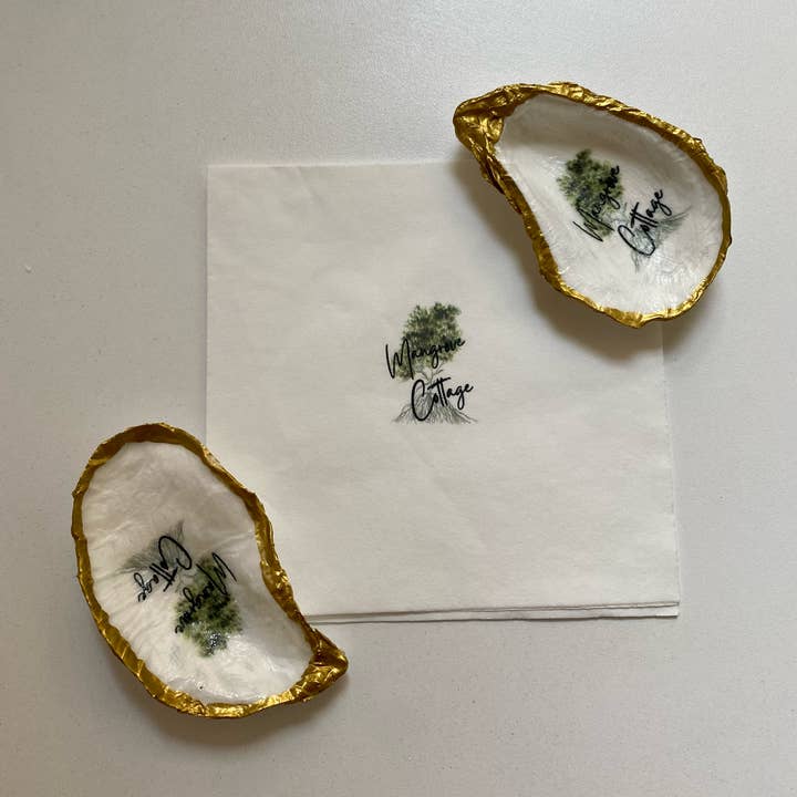 Brugerdefineret Print Oyster Shell for engroshandel hos Del Mar Designs DC