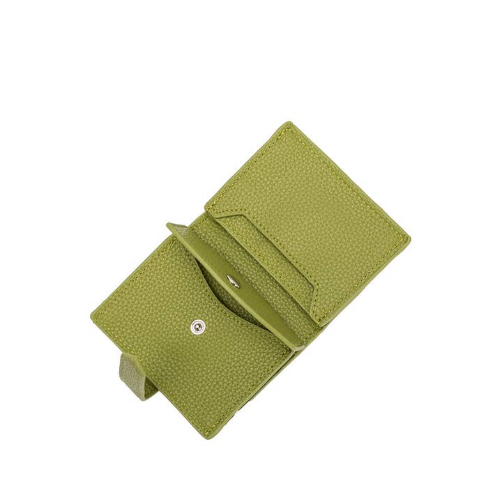Melie Bianco - Wholesale Wallet - Women's - Pria Pistachio Vegan Leather Wallet