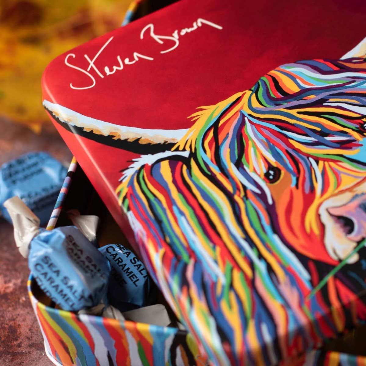 Gardiners Handmade Confectionery - Wholesale Fudge - Lizzie McCoo Salted Fudge "Steven Brown Art"4