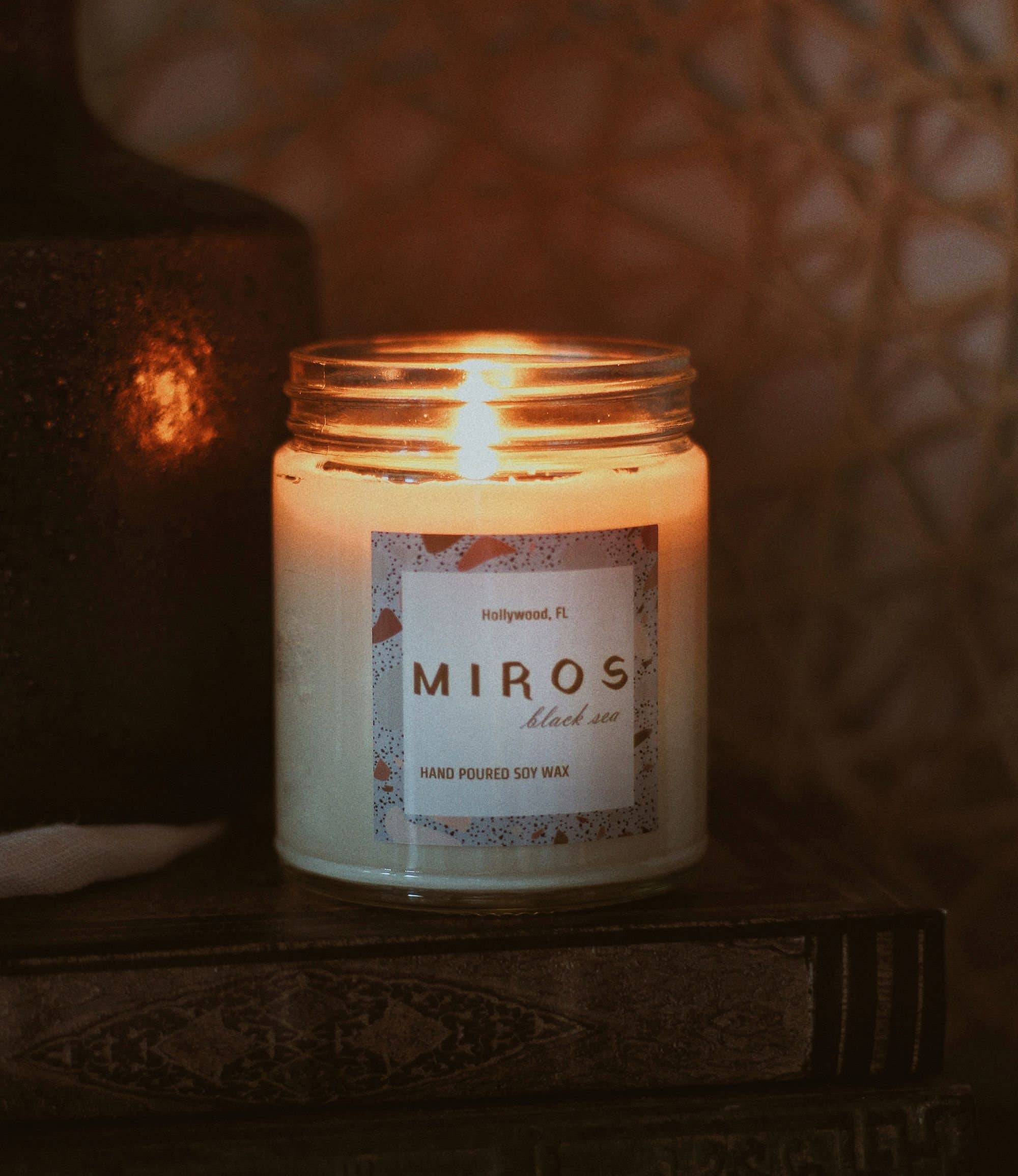 Miros - Wholesale Jar/Filled Candle - Black Sea - Hand Poured Soy Wax Candle - Non Toxic2
