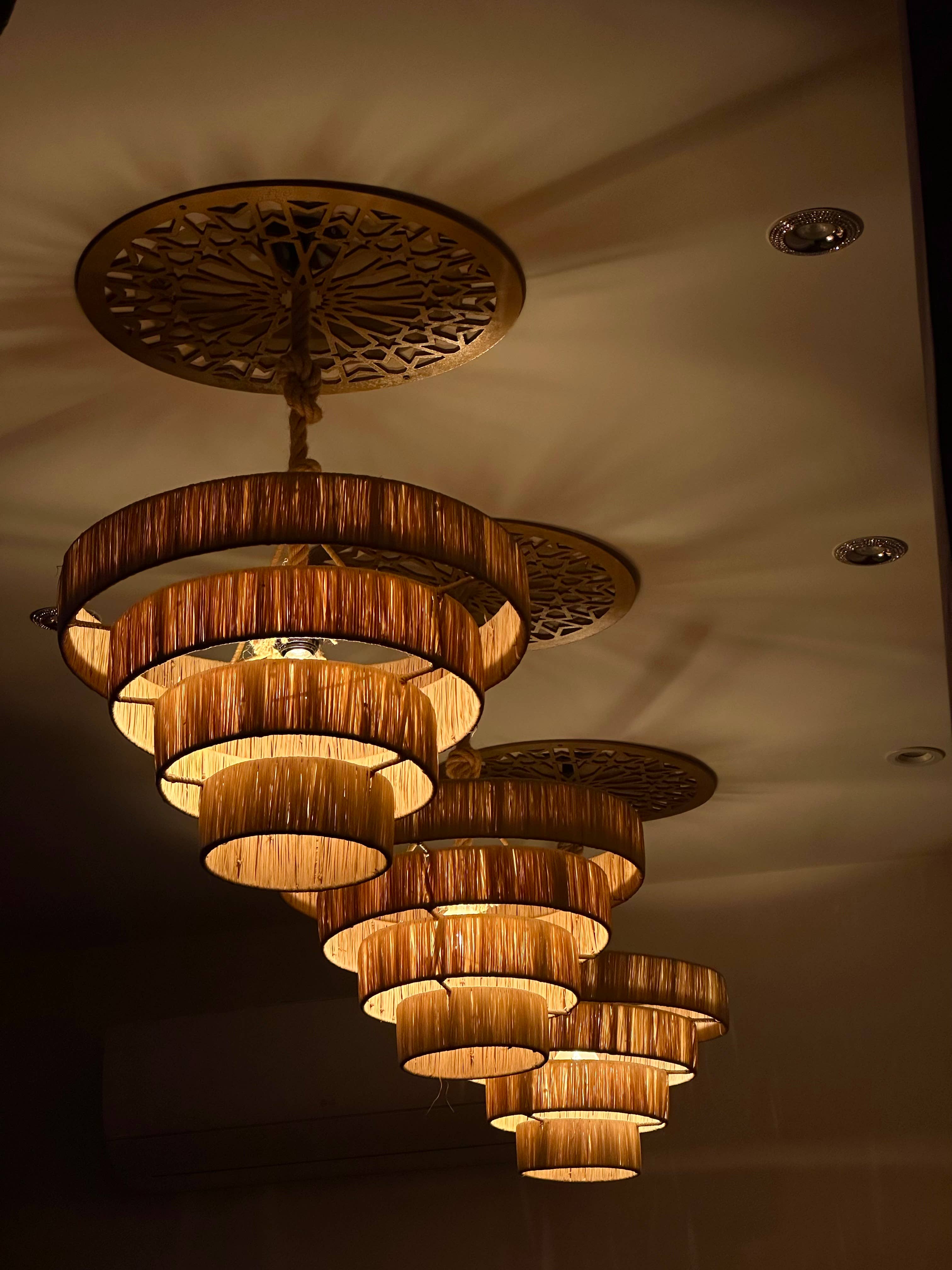 Mikwi - Wholesale Lamp Shade - MOROCCAN LAMPSHADE HANDMADE in Raffia, Wicker Shade  9