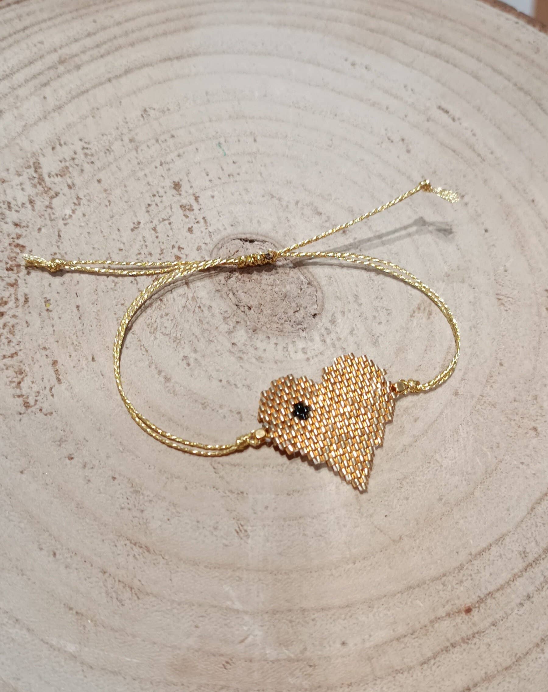 Kalliopi P. Giannoula - Poppygshop – Engroshandel Perlearmbånd – Stort miyuki-frøperlet hjertearmbånd4