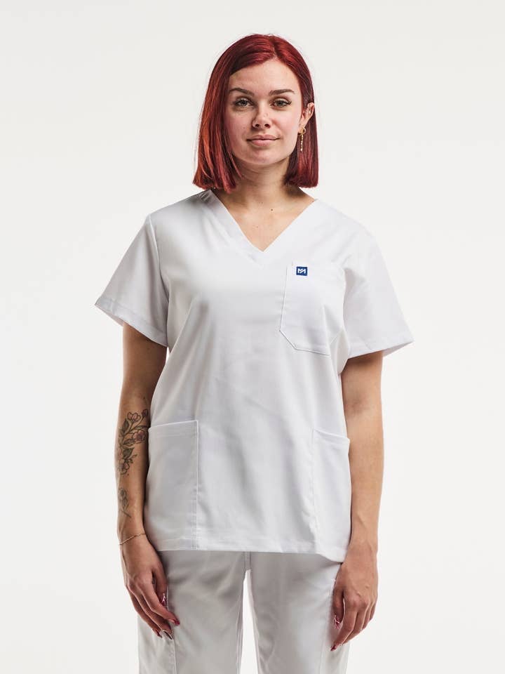 AELIN - Wholesale Healthcare Uniform - Women's - EMMA Jogger - Tenue médicale - Femme - Blanc1