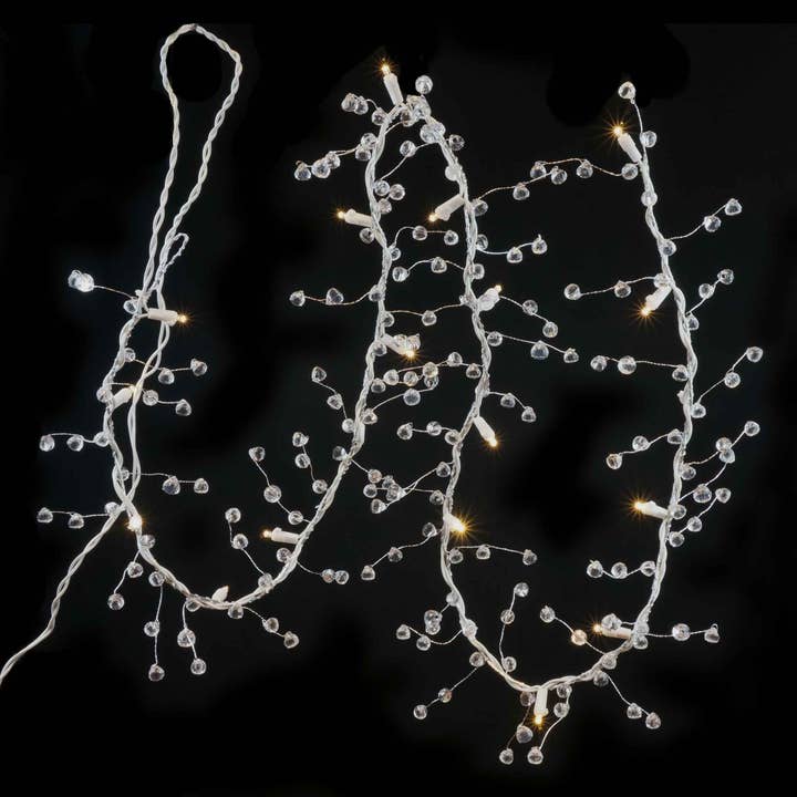 Decor N Beyond - Wholesale String Lights - 6' Lighted Faceted Acrylic Berry Garland4