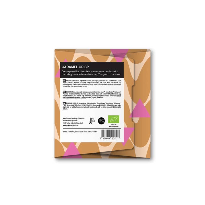 Goodio Chocolate - Wholesale Chocolate Bar - Caramel Crisp White Chocolate4