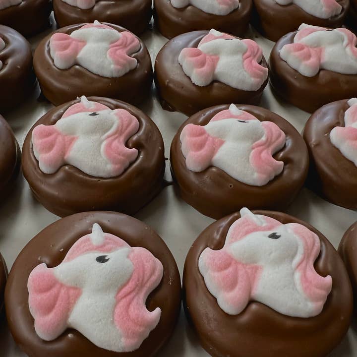 O'Shea's Candies Sweet Shop - Wholesale Chocolate Covered Sweets - O’Oreo “Beauty Queen Diva Unicorn” 🦄 w/ Milk Chocolate 3 PK1