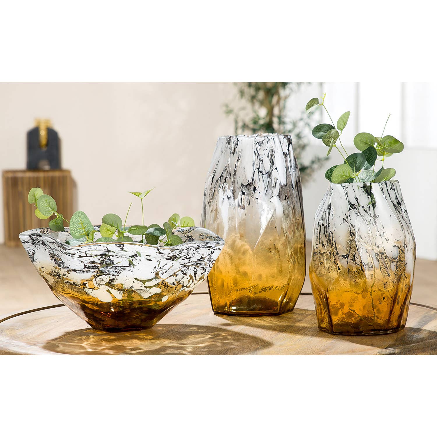 Gilde Handwerk Macrander GmbH & Co. KG – wholesale Vase – Vase Arte H.22.5 cm1