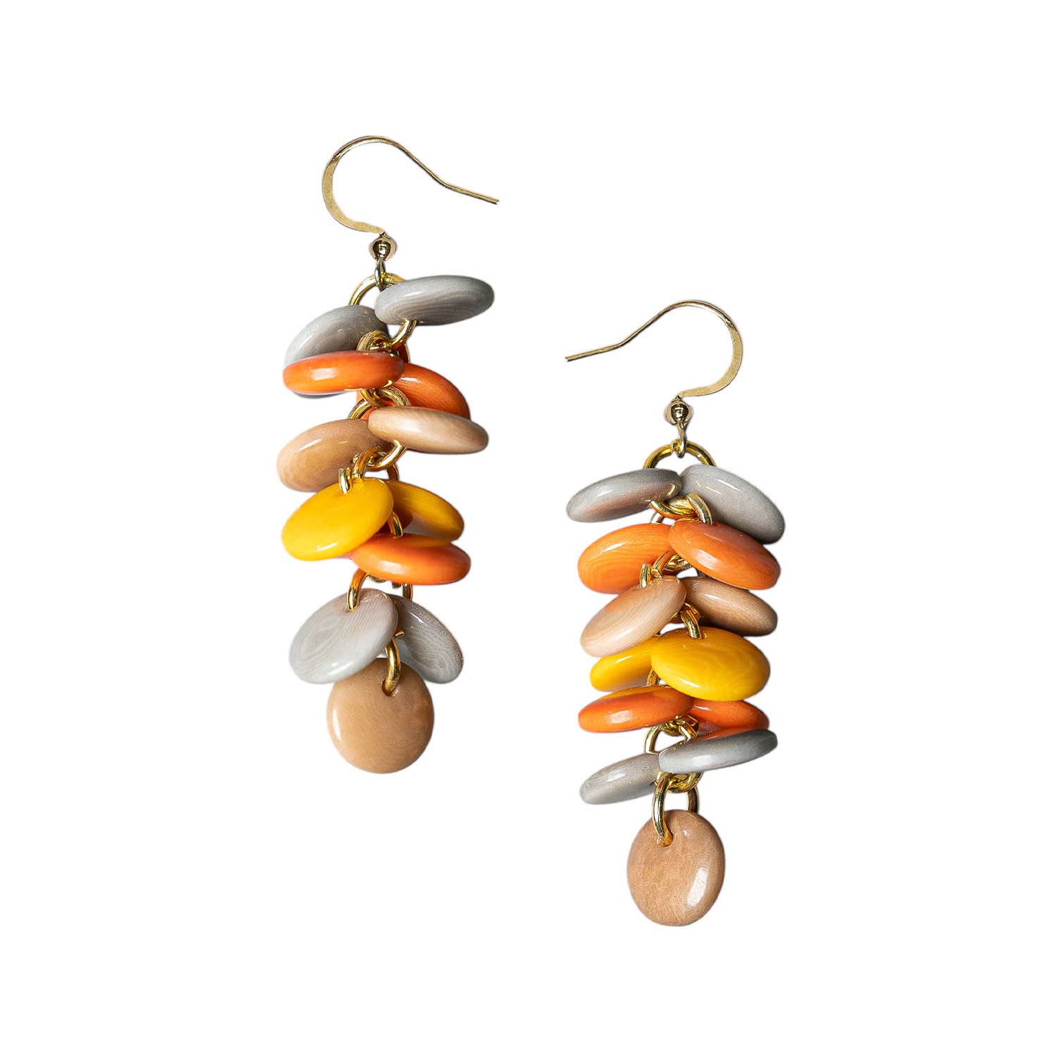 Organic Tagua Jewelry - Wholesale Dangle Earrings - Eloisa Earrings