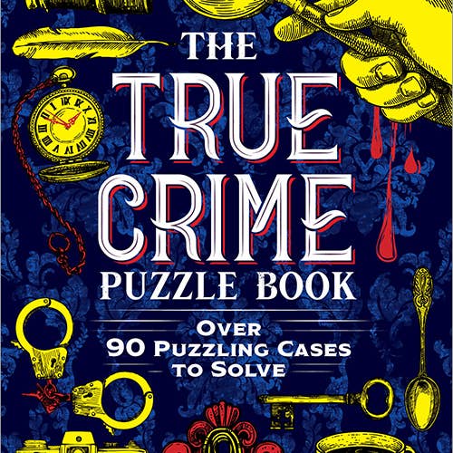 Sourcebooks - Wholesale Coloring & Activity Book - Adult - True Crime Puzzle Book