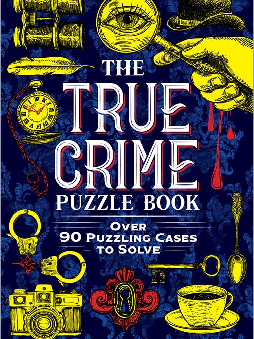 True Crime Puzzle Book for wholesale by Sourcebooks