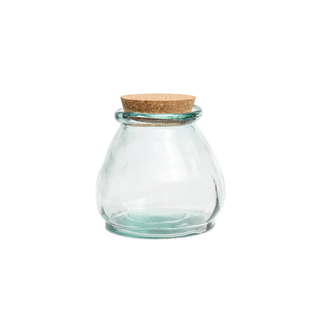 Bazar Bizar Living - Wholesale Jar - The Belly Glass Pot - Blue - S0