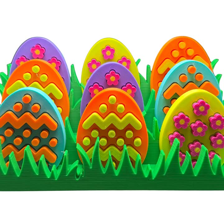 Easter Egg Fidget Toy - set of 4 (Display Grass with 10+) for wholesale by Sugar City Maker
