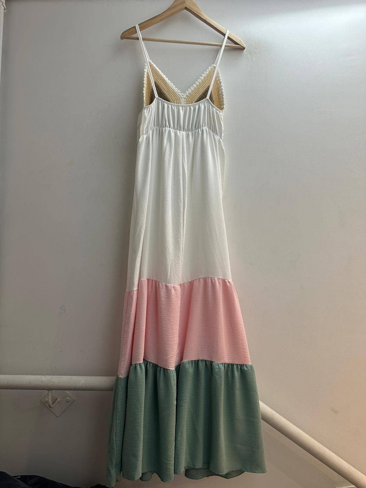 LORIANE - Venta al por mayor Vestido - Mujer - Vestido largo sin mangas bordado, talla única21