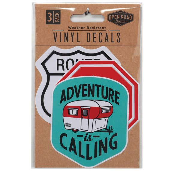 Open Road Brands, LLC - Wholesale Sticker - Road Trip Sticker Set