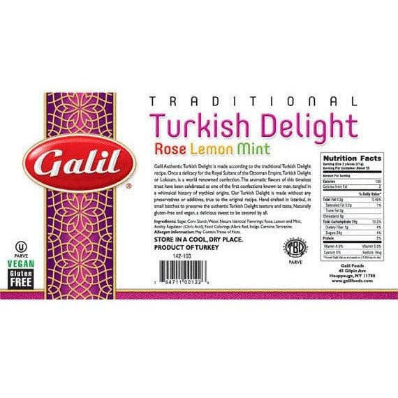 Galil Brands - Wholesale Gummy - Assorted Turkish Delight | 16 oz | Galil3