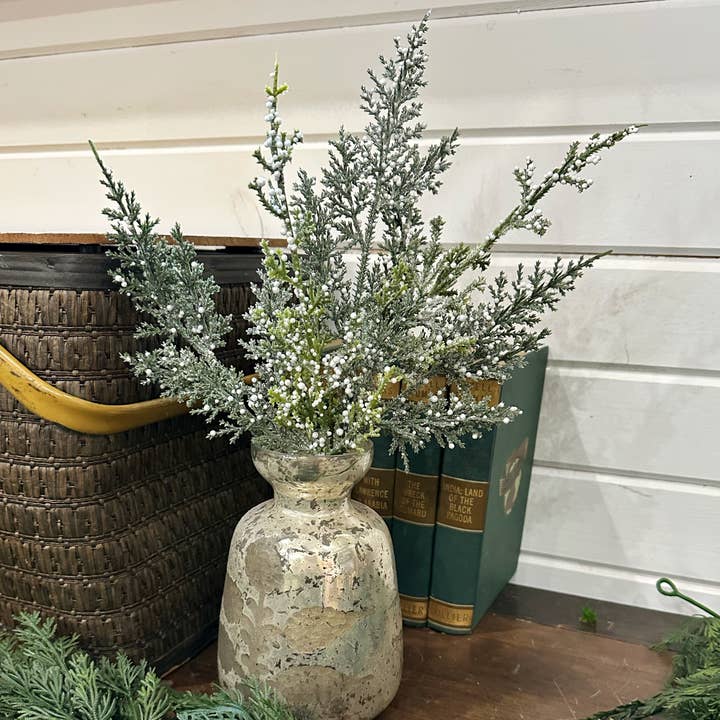 Oh You're Lovely - Wholesale Artificial Christmas Tree - Iced Cedar and Berries - Faux0