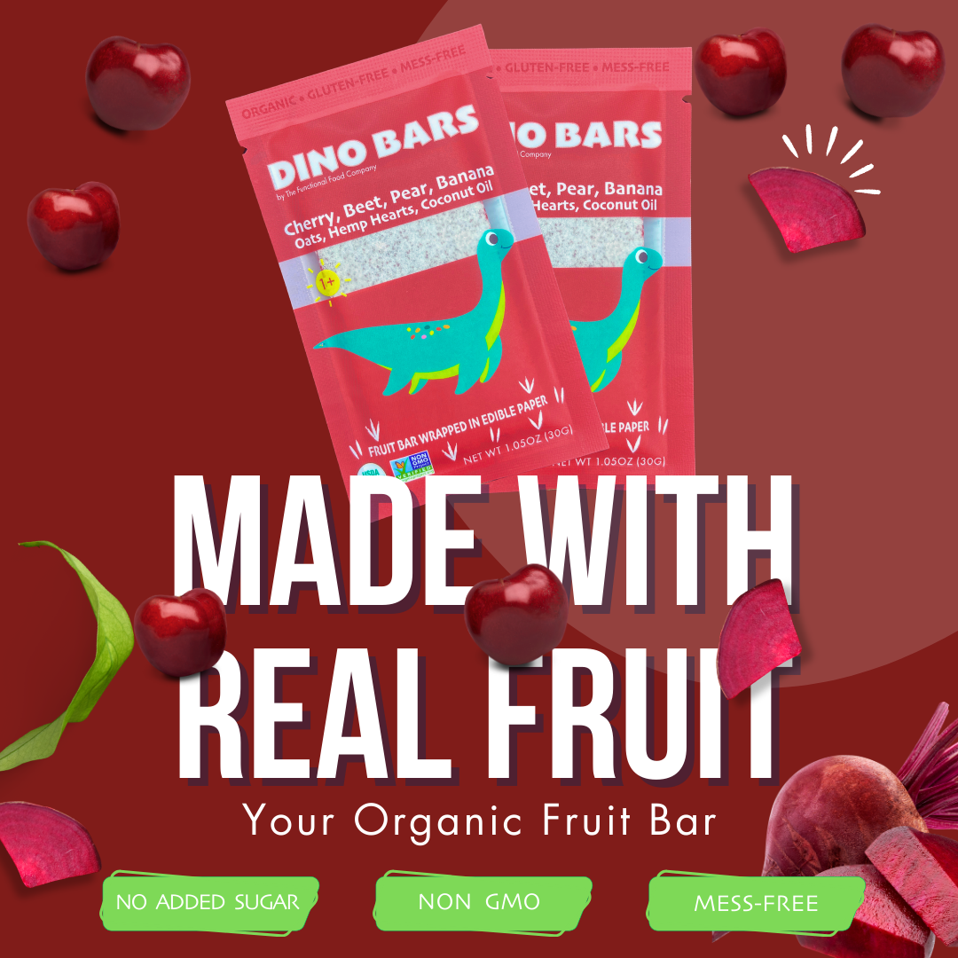 DINO BARS - Wholesale Snack Bar - DINO BARS Cherry Beet Bar | Single Unit3